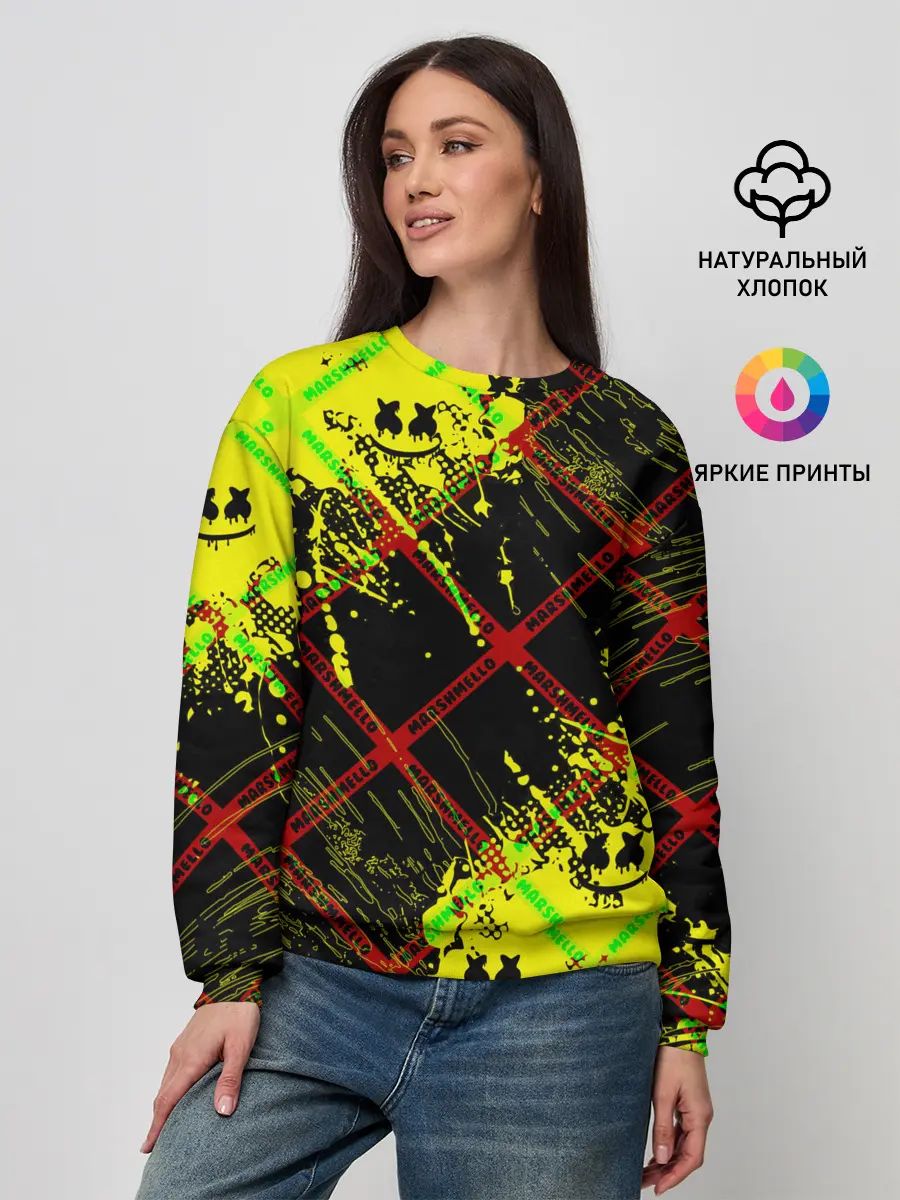 Женский свитшот / MARSHMELLO