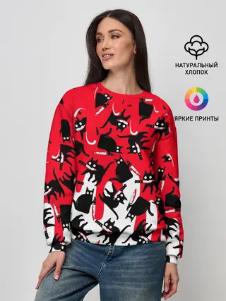 Женский свитшот / WHAT CAT