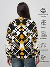 Женский свитшот / КИБЕРПАНК,ФАНТАСТИКА,ГЕОМЕТРИЯ