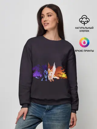 Женский свитшот / День и ночь