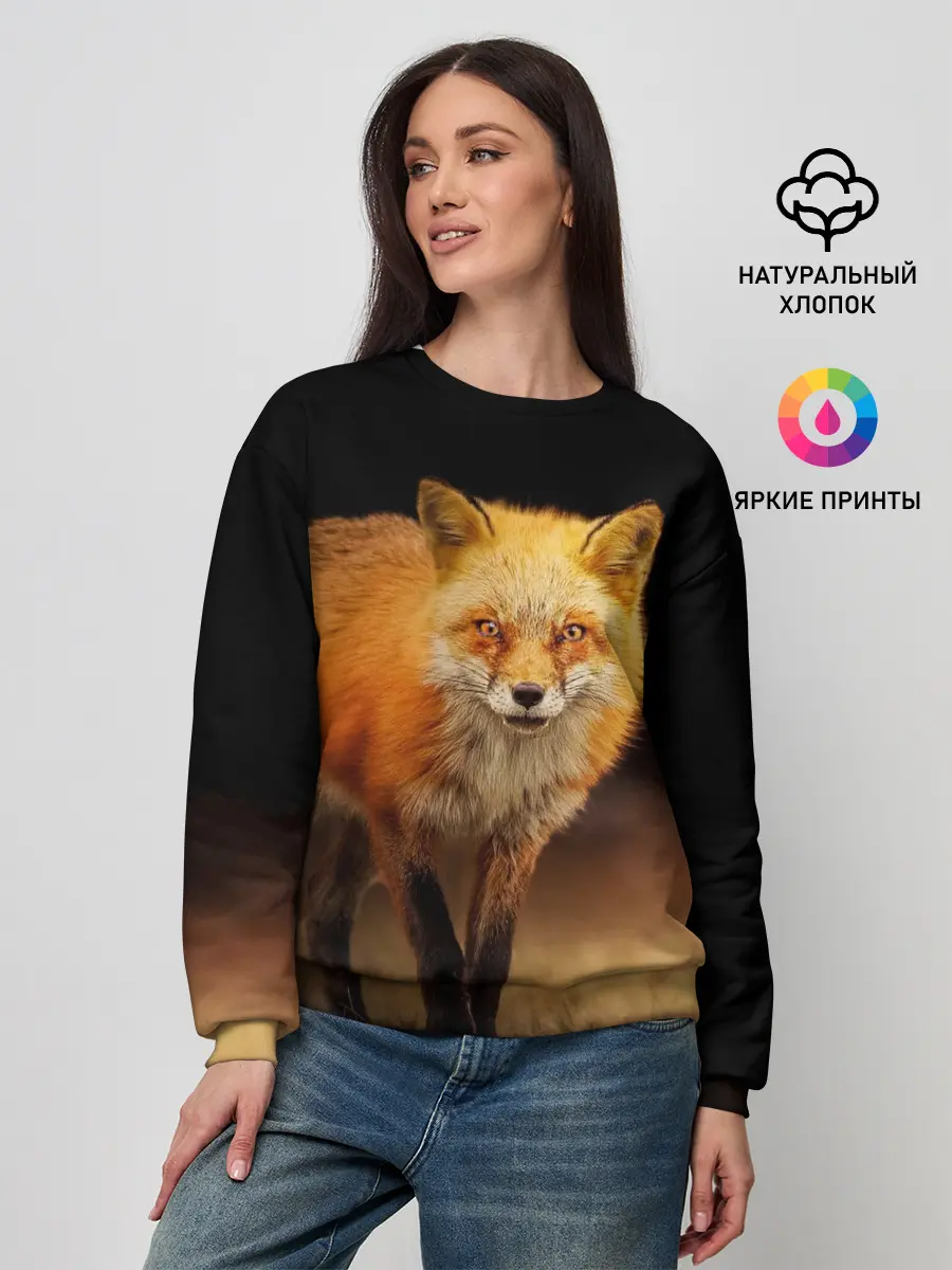 Женский свитшот / Лиса