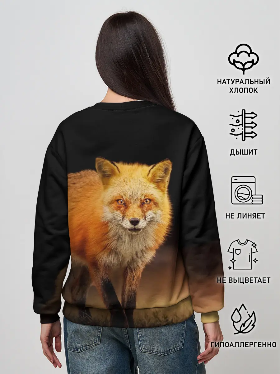 Женский свитшот / Лиса