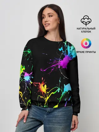 Женский свитшот / НЕОНОВЫЕ КРАСКИ