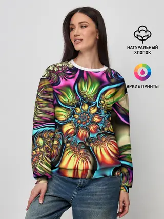 Женский свитшот / Абстракция