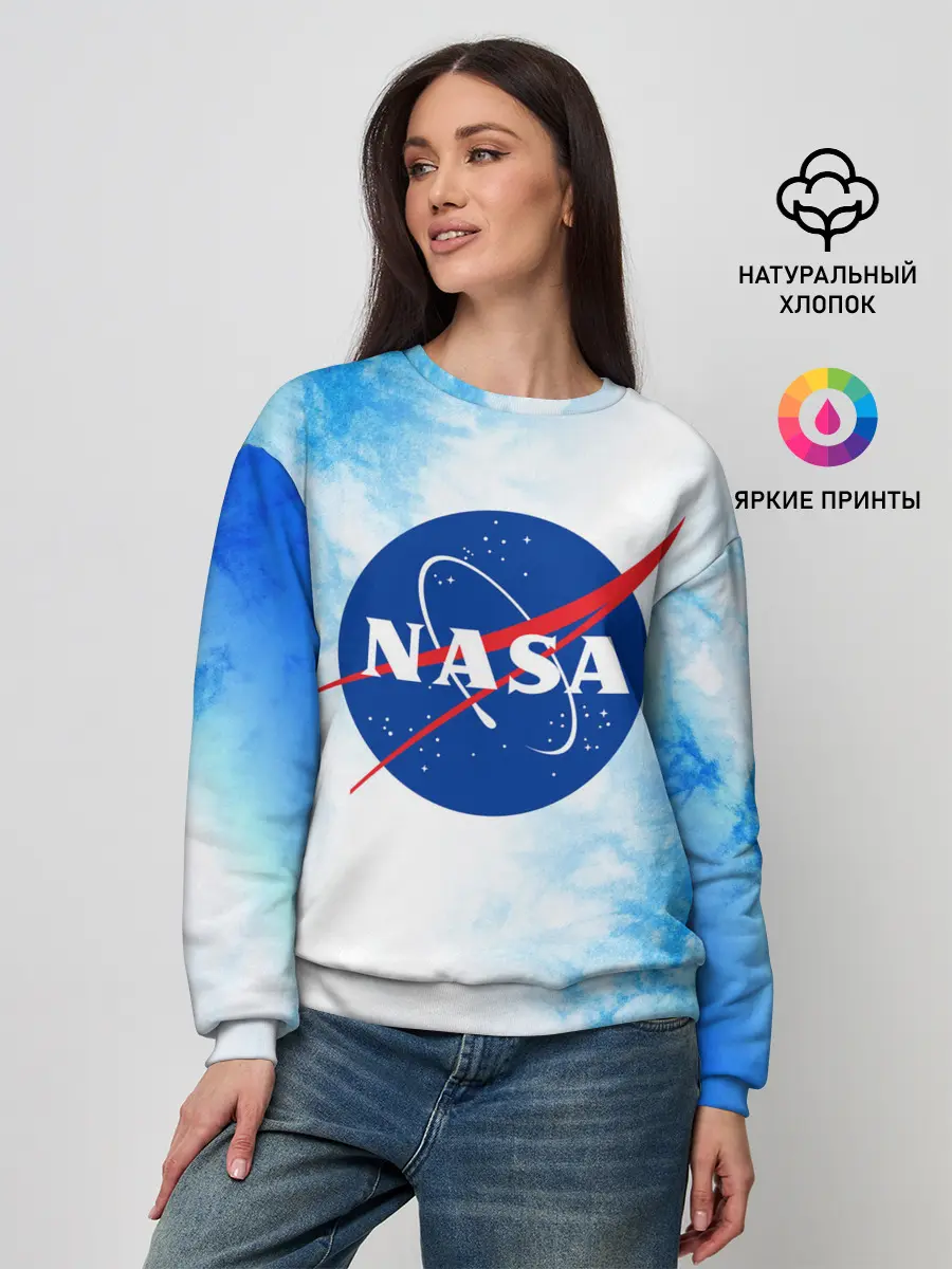 Женский свитшот / NASA / НАСА
