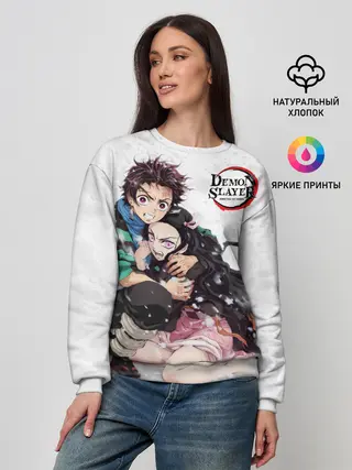 Женский свитшот / Клинок, рассекающий демонов