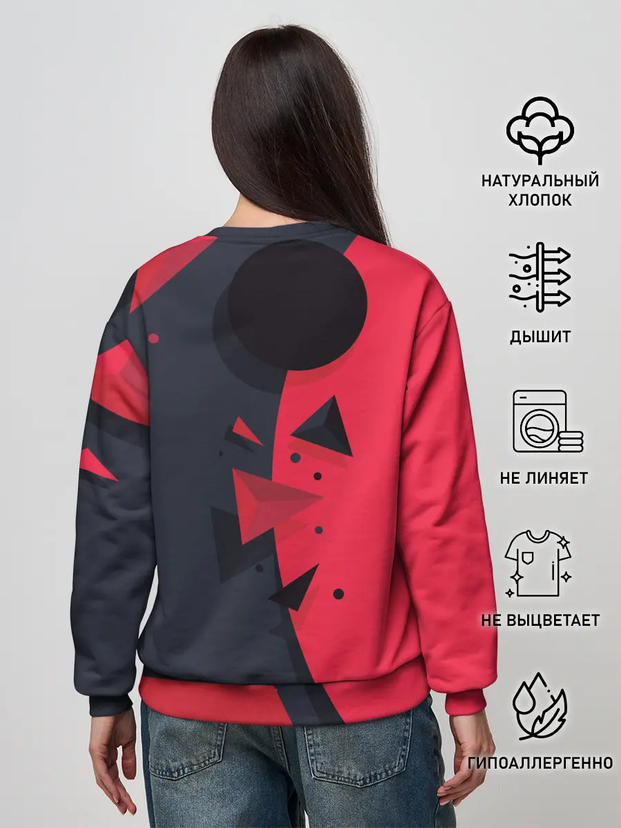 Женский свитшот / KILLA красная