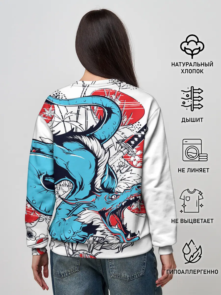 Женский свитшот / Дзётаро самурайский меч