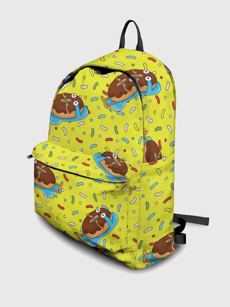 Рюкзак джинсовый / Плачущий пончик