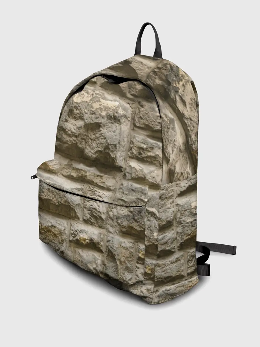 Рюкзак джинсовый / Неровные блоки