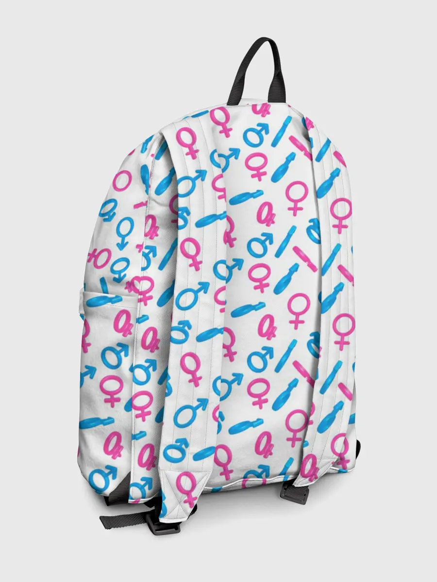 Рюкзак джинсовый / Гендерные Символы