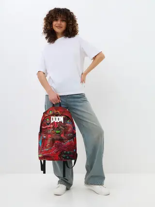 Рюкзак джинсовый / Doom | Палач Рока