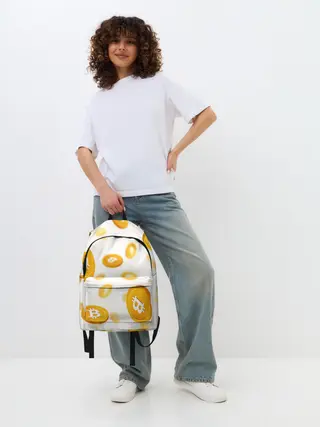 Рюкзак джинсовый / BITCOIN КРИПТОВАЛЮТА | CRYPTOCURRENCIES