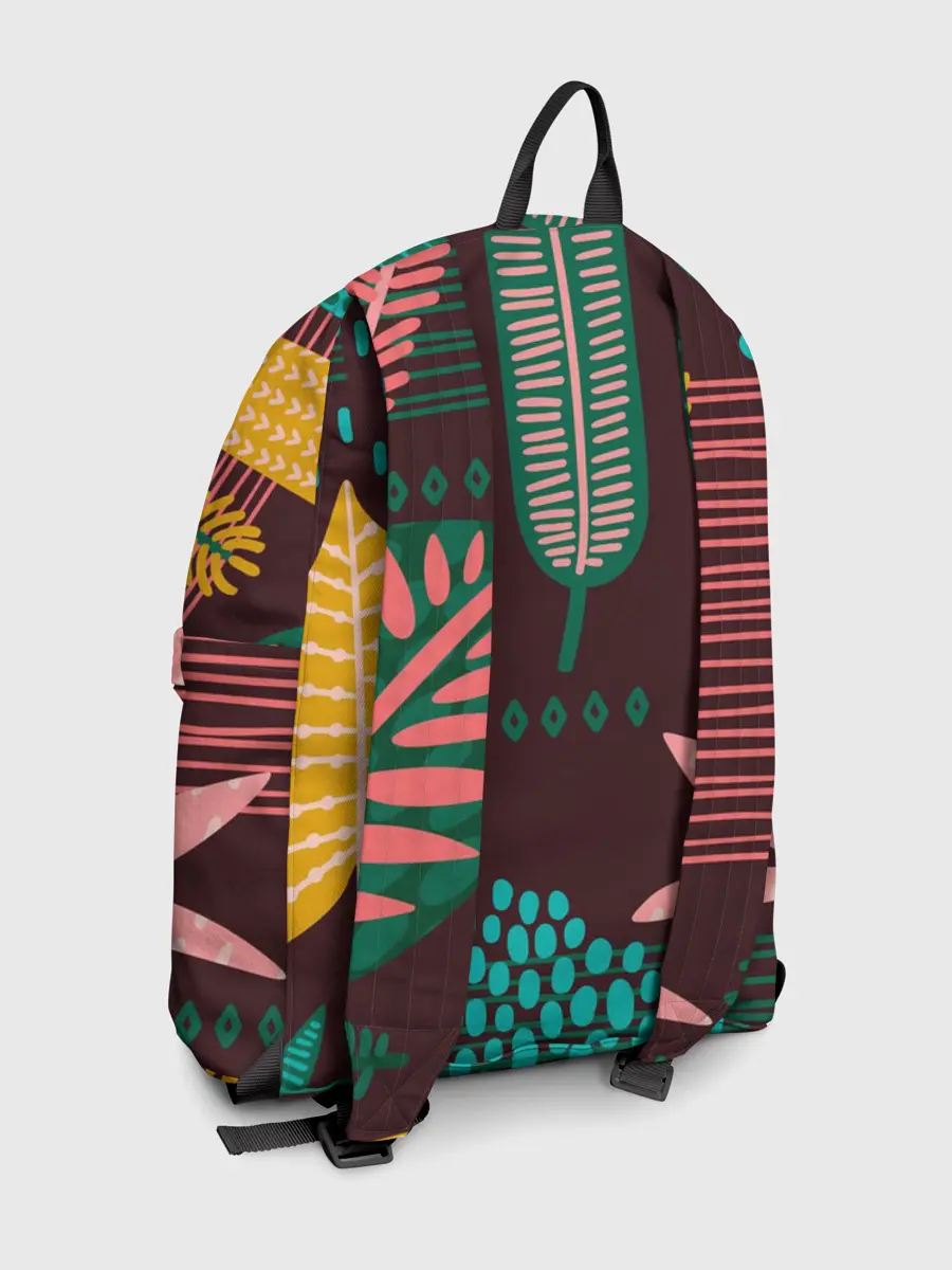 Рюкзак джинсовый / Листья