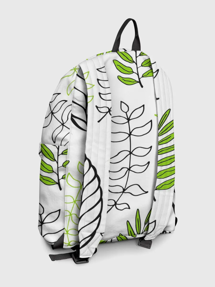 Рюкзак джинсовый / Листья