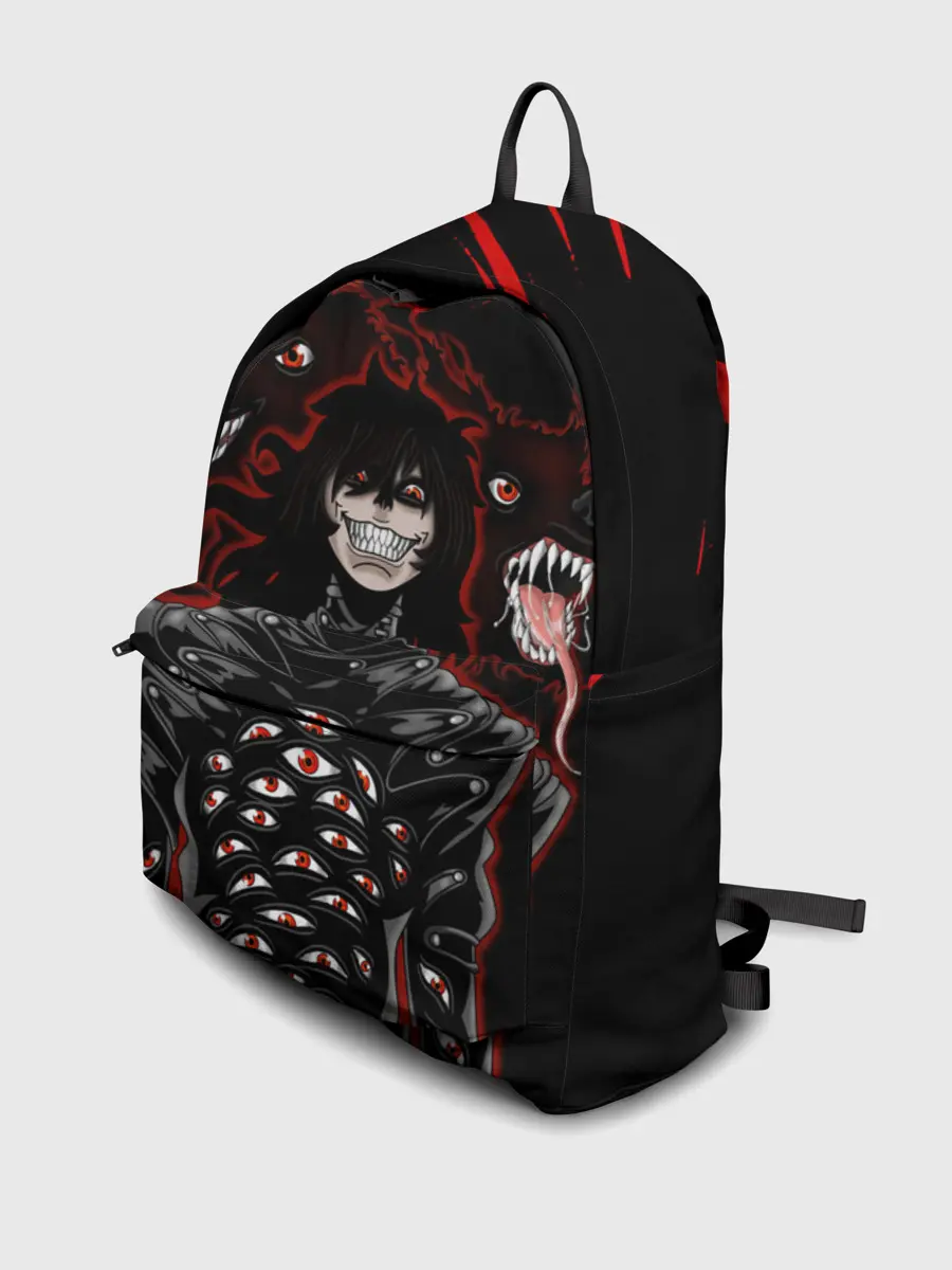 Рюкзак джинсовый / Юмико Такаги в черном Hellsing