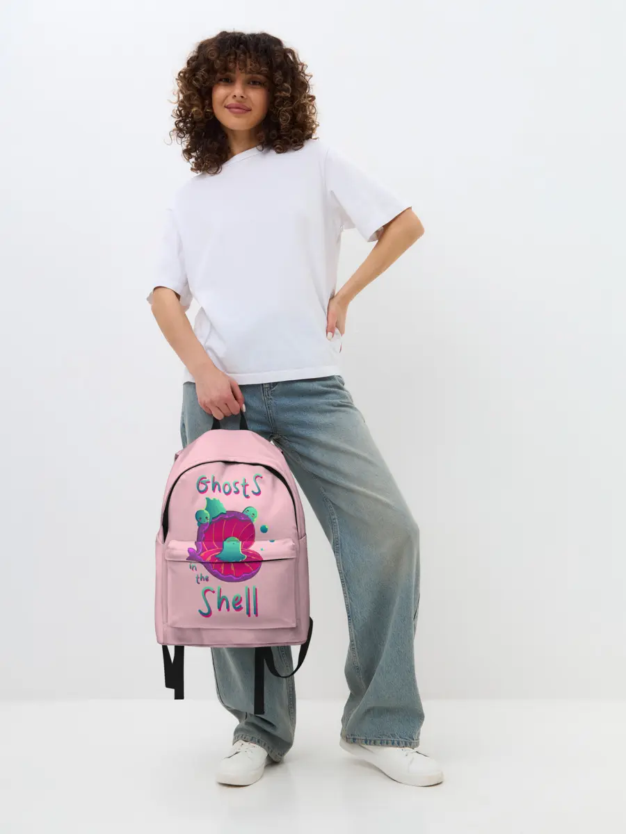 Рюкзак джинсовый / Призрак в доспехах