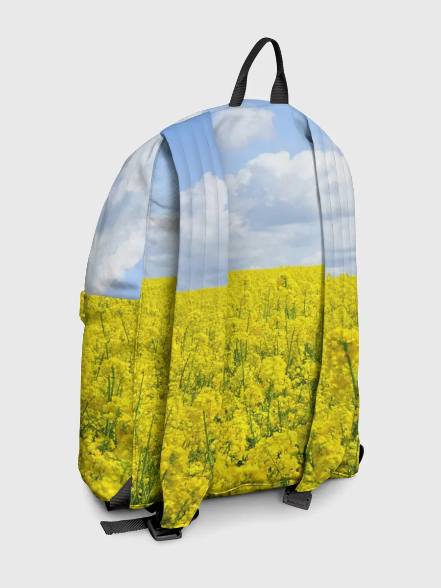 Рюкзак джинсовый / Желтый цвет весны