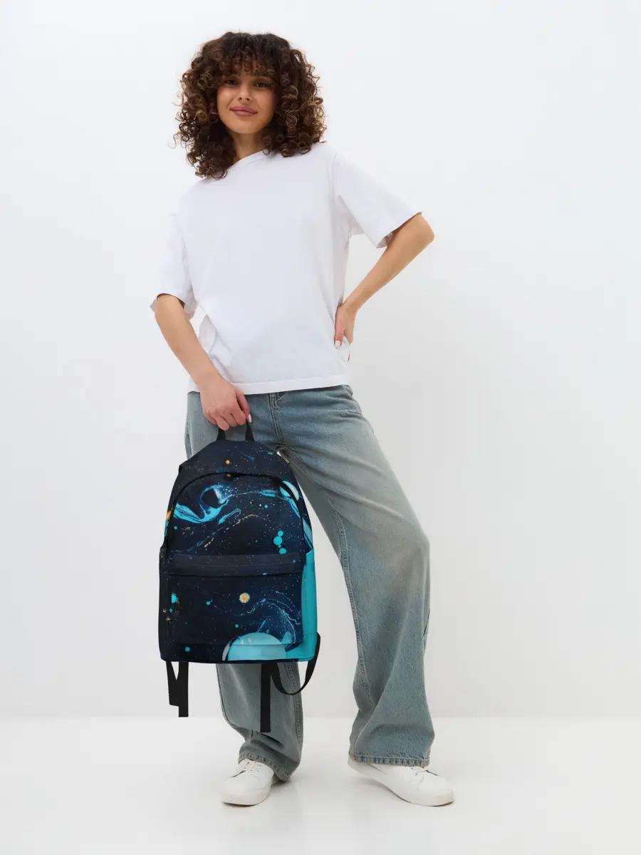 Рюкзак джинсовый / Связь с космосом