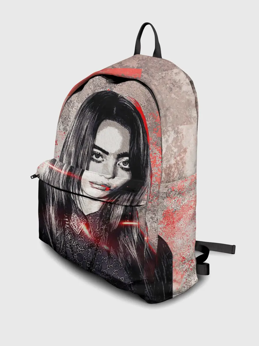 Рюкзак джинсовый / Билли Айлиш стиль гранж