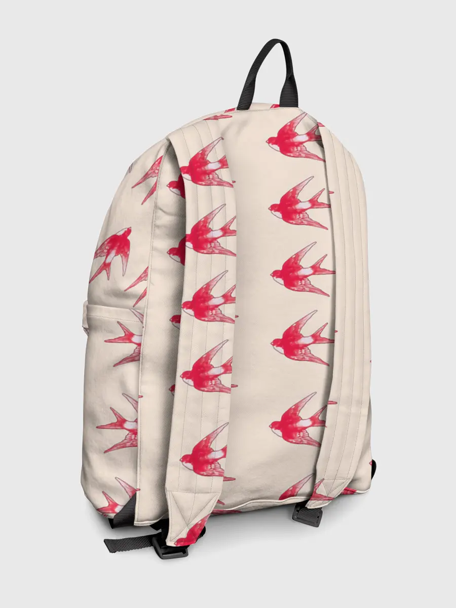 Рюкзак джинсовый / Синицы