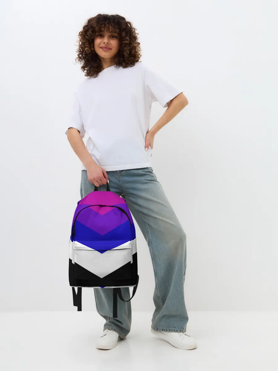 Рюкзак джинсовый / Полосы