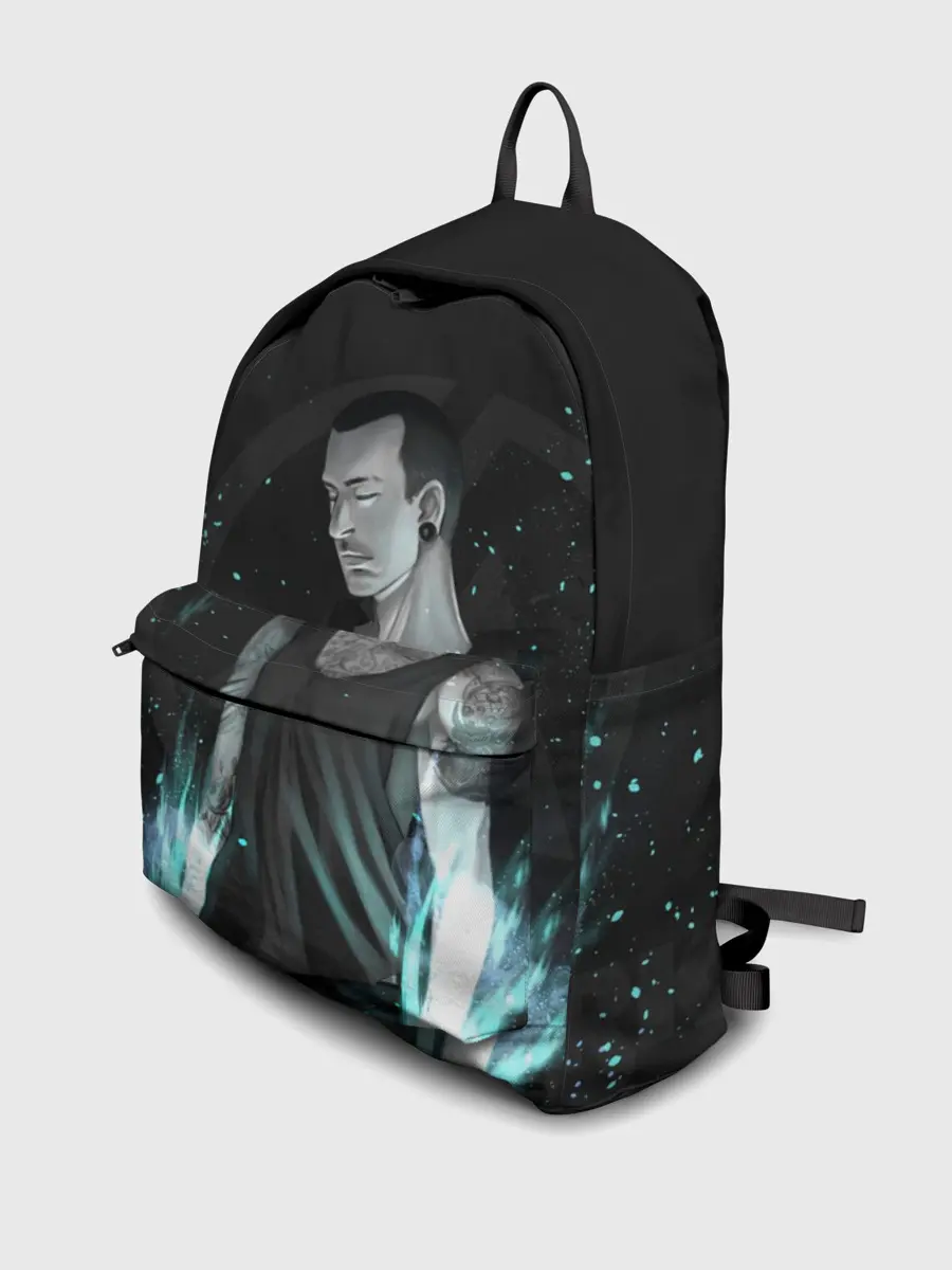 Рюкзак джинсовый / Честер Линкин Парк