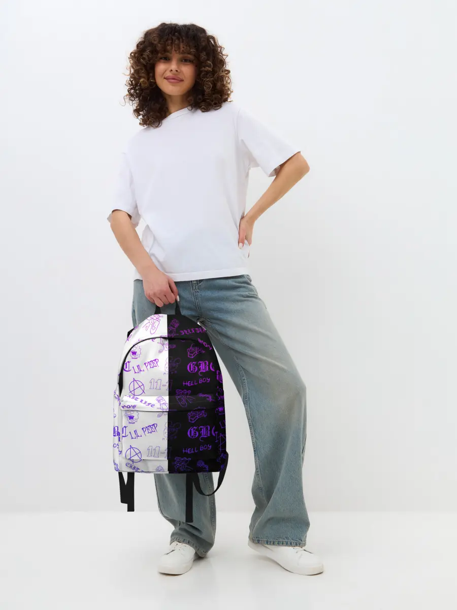 Рюкзак джинсовый / LIL PEEP