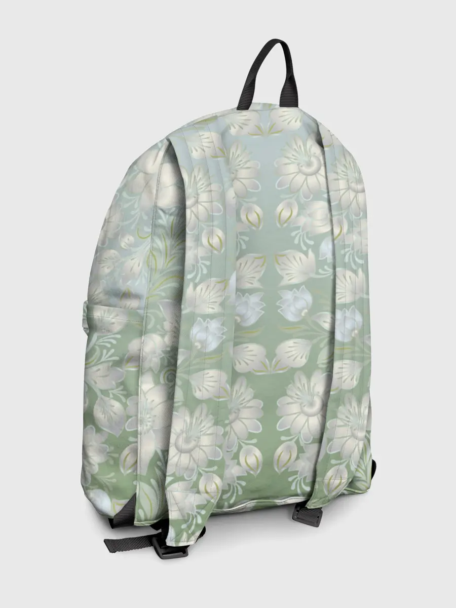 Рюкзак джинсовый / цветочный узор