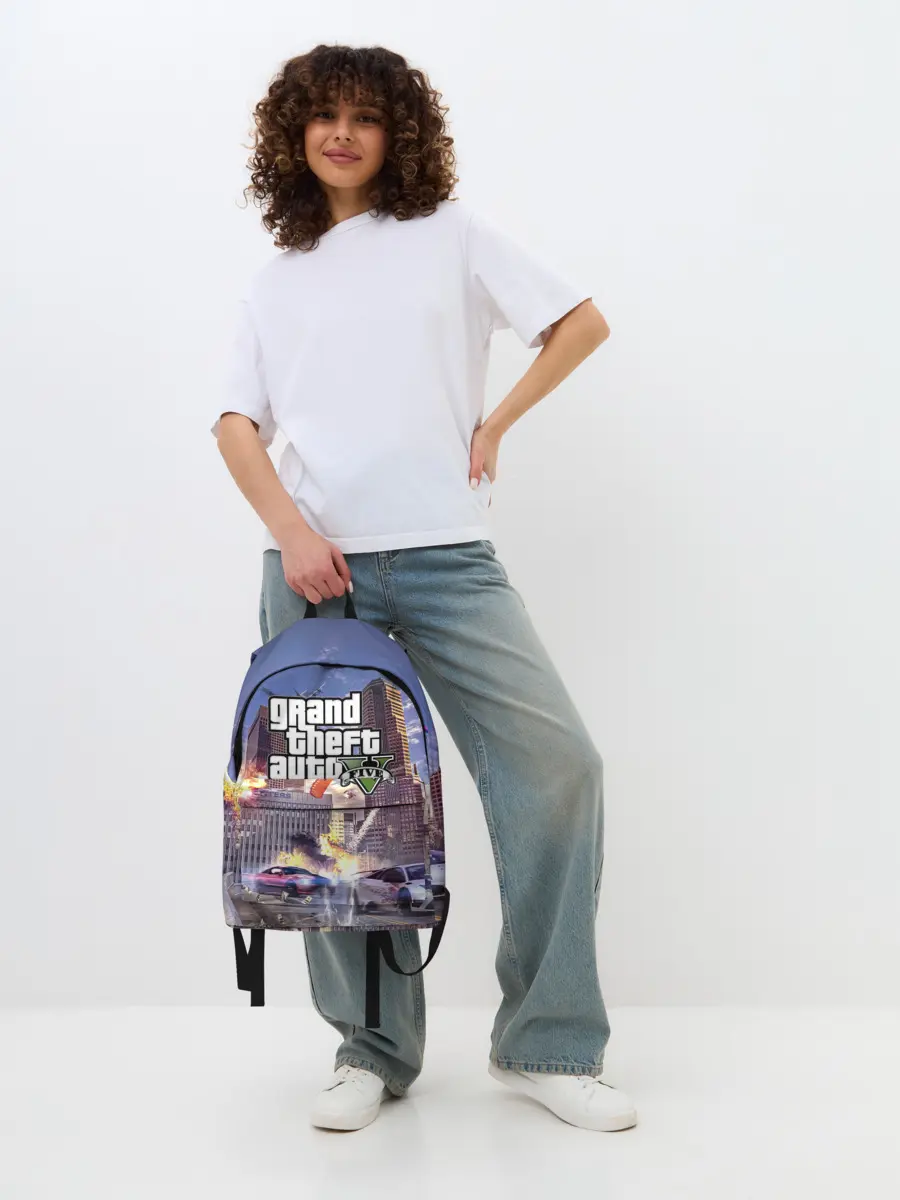 Рюкзак джинсовый / ЭКШЕН Grand Theft Auto V