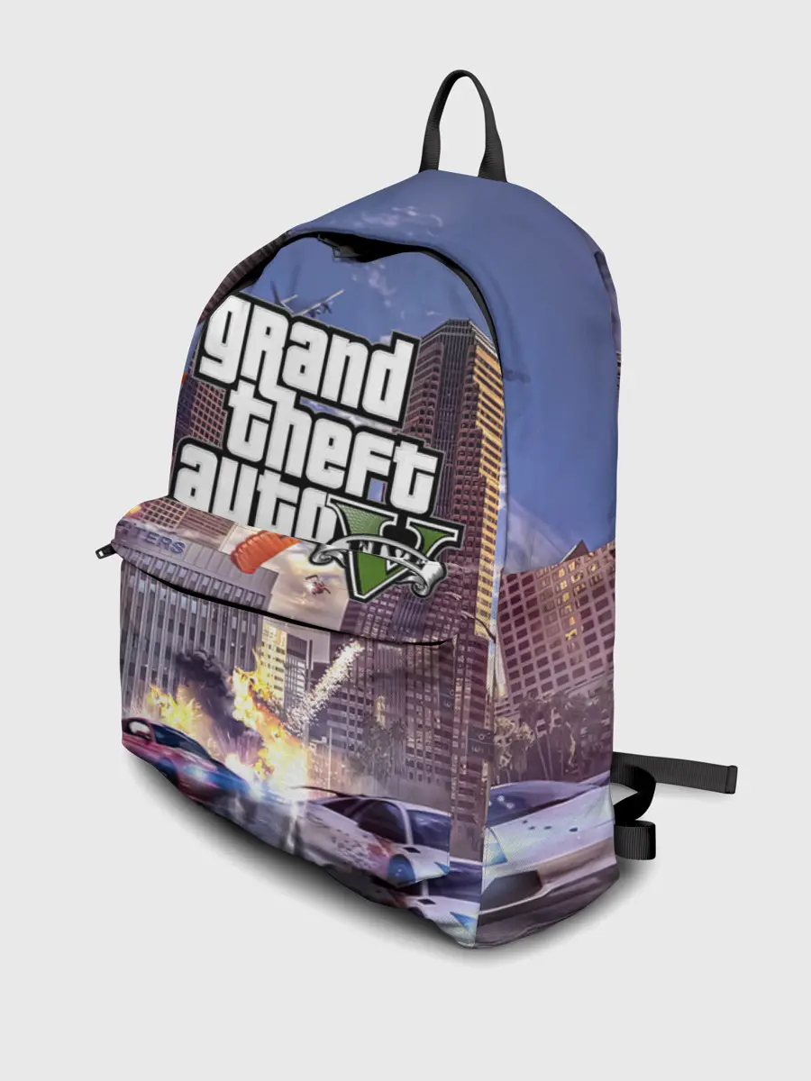 Рюкзак джинсовый / ЭКШЕН Grand Theft Auto V