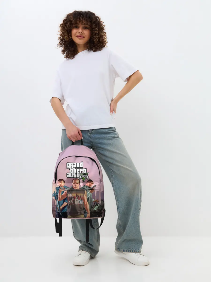 Рюкзак джинсовый / Персонажи ГТА 5