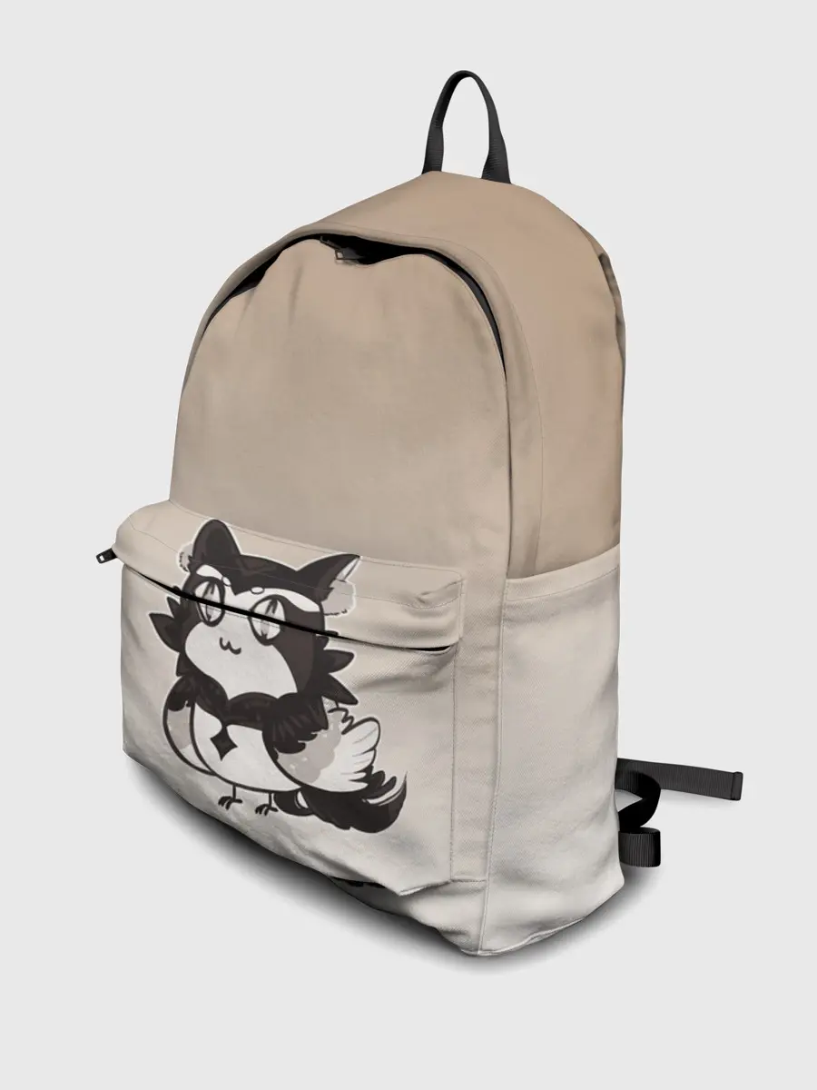 Рюкзак джинсовый / сова котик аниме