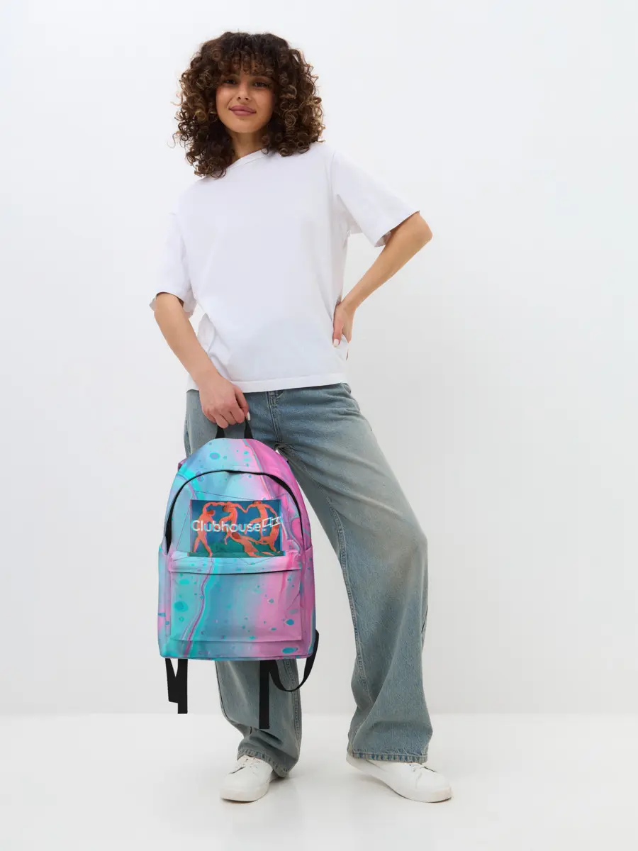 Рюкзак джинсовый / Clubhouse геометрия | Клабхаус