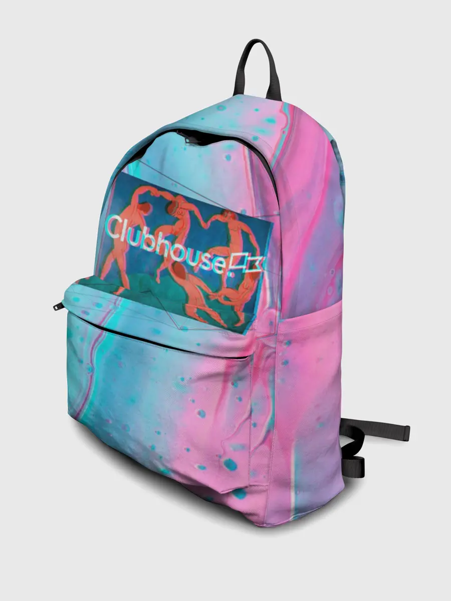 Рюкзак джинсовый / Clubhouse геометрия | Клабхаус