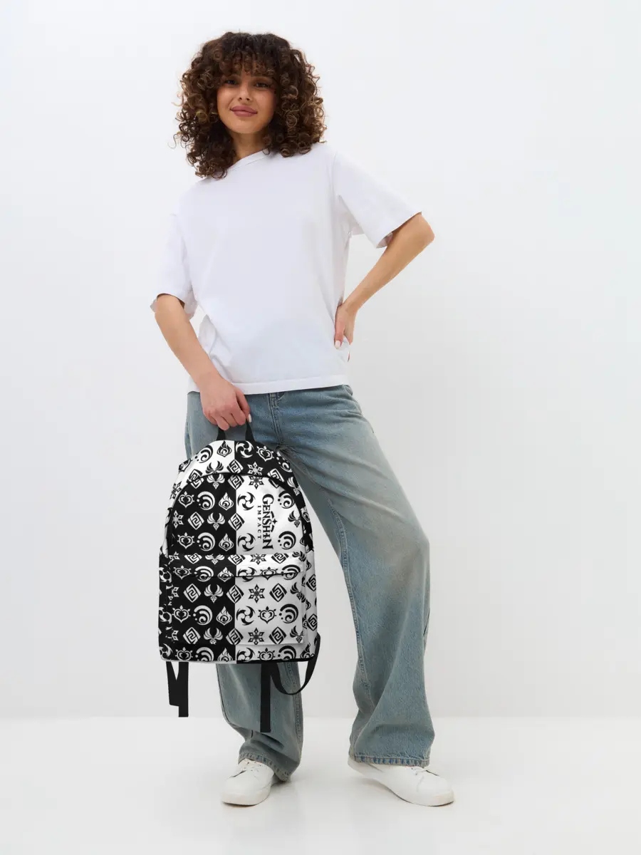 Рюкзак джинсовый / Genshin Impact