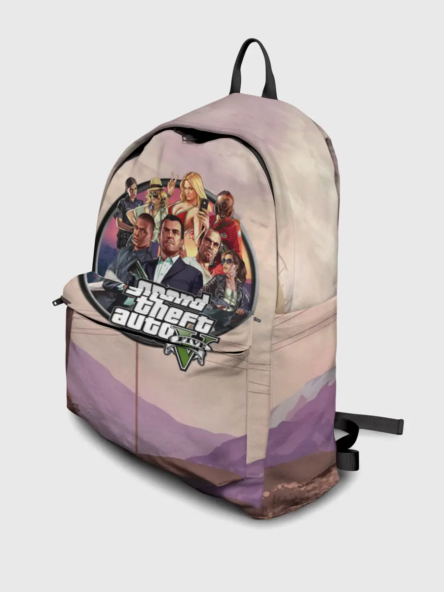 Рюкзак джинсовый / Grand Theft Auto 5 персонажи
