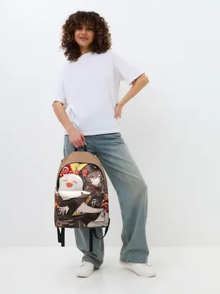 Рюкзак джинсовый / GENSHIN IMPACT HU TAO