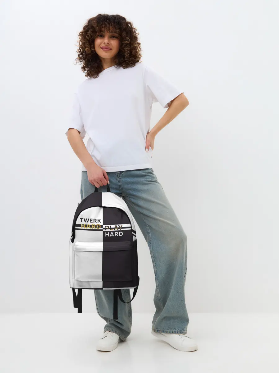 Рюкзак джинсовый / Twerk hard