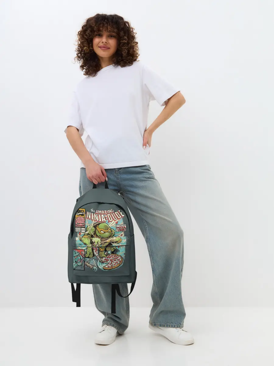 Рюкзак джинсовый / Микеланджело