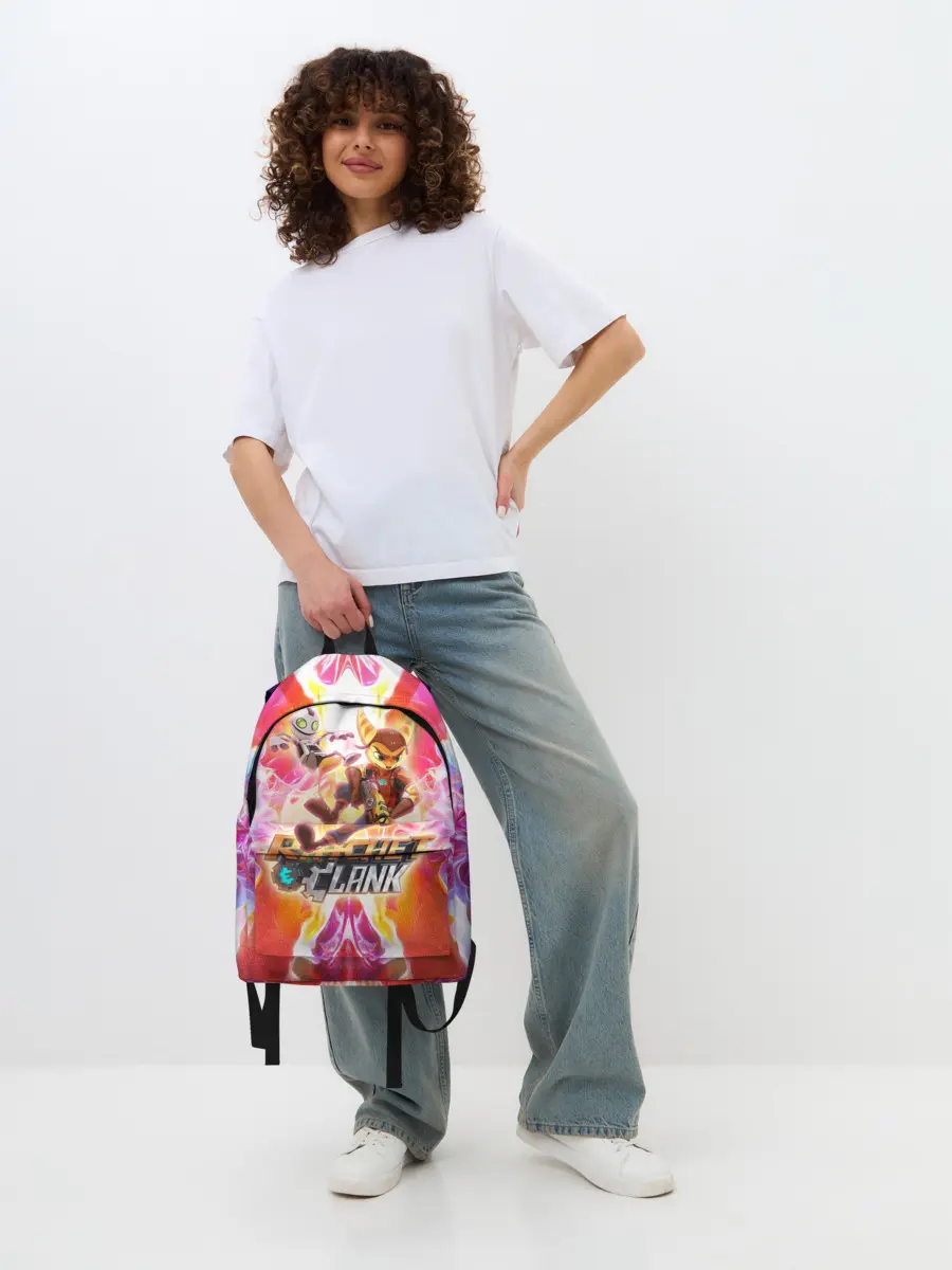 Рюкзак джинсовый / Рэтчет и Кланr игра