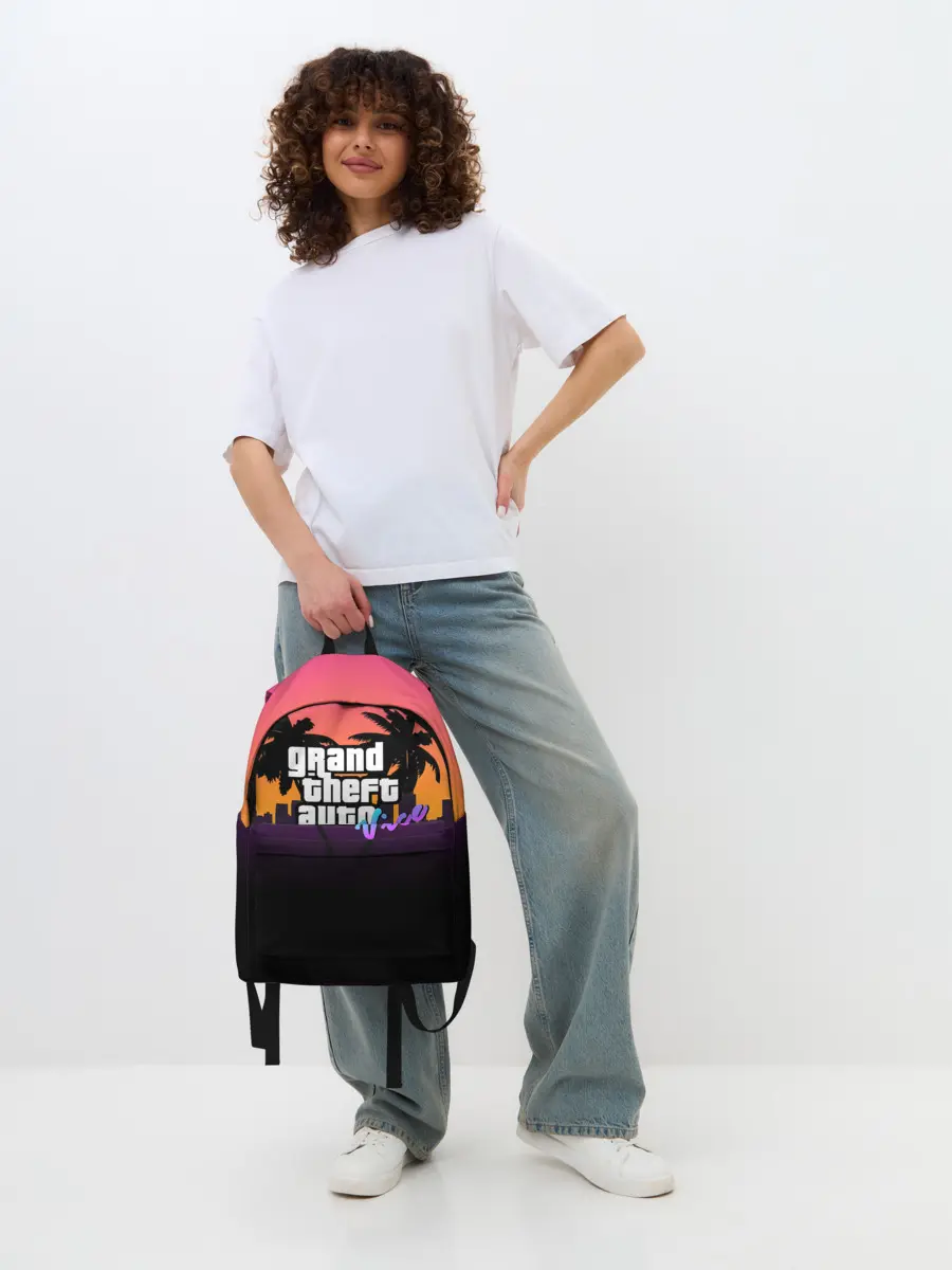 Рюкзак джинсовый / Grand Theft Auto vice