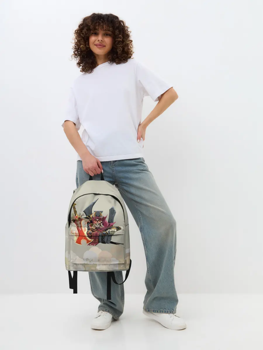 Рюкзак джинсовый / Король | Dota 2