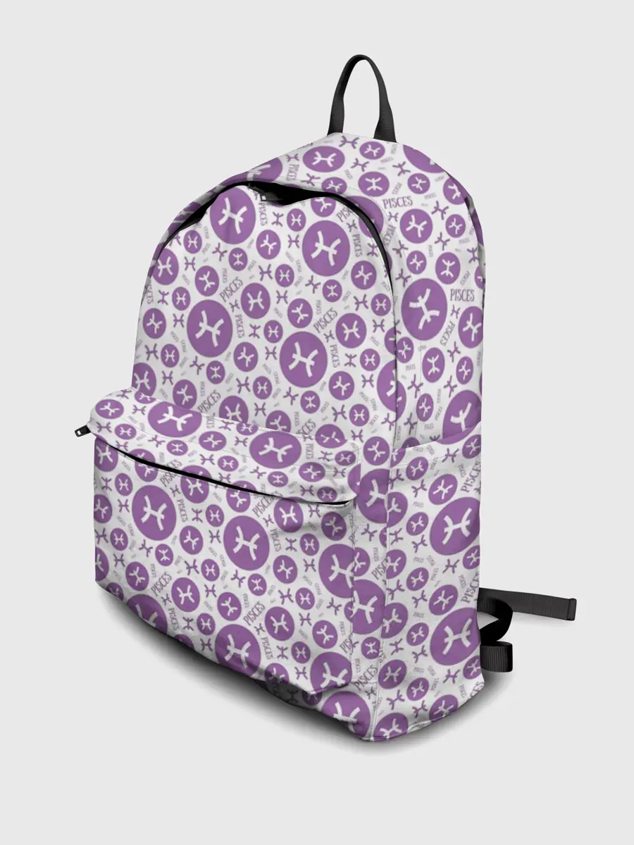 Рюкзак джинсовый / Рыбы