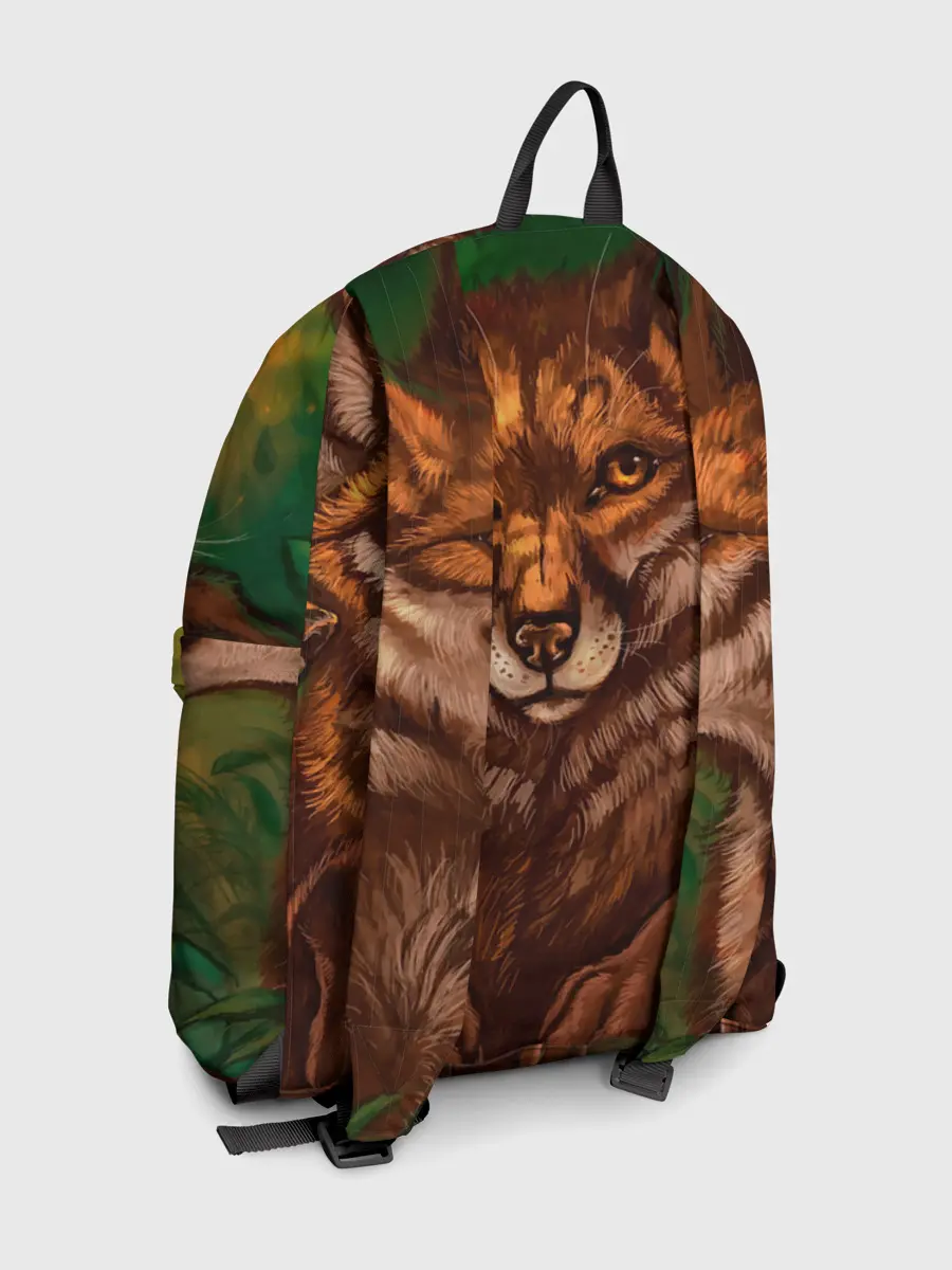 Рюкзак джинсовый / Лисы