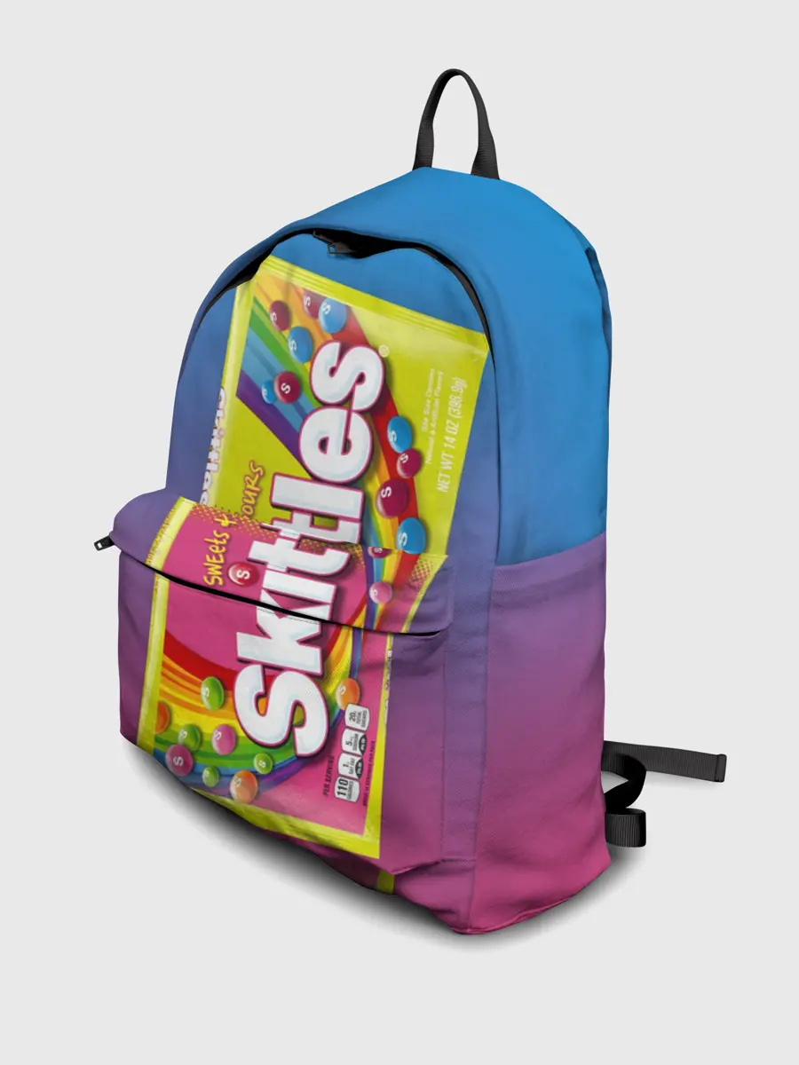 Рюкзак джинсовый / Skittles | Желтый