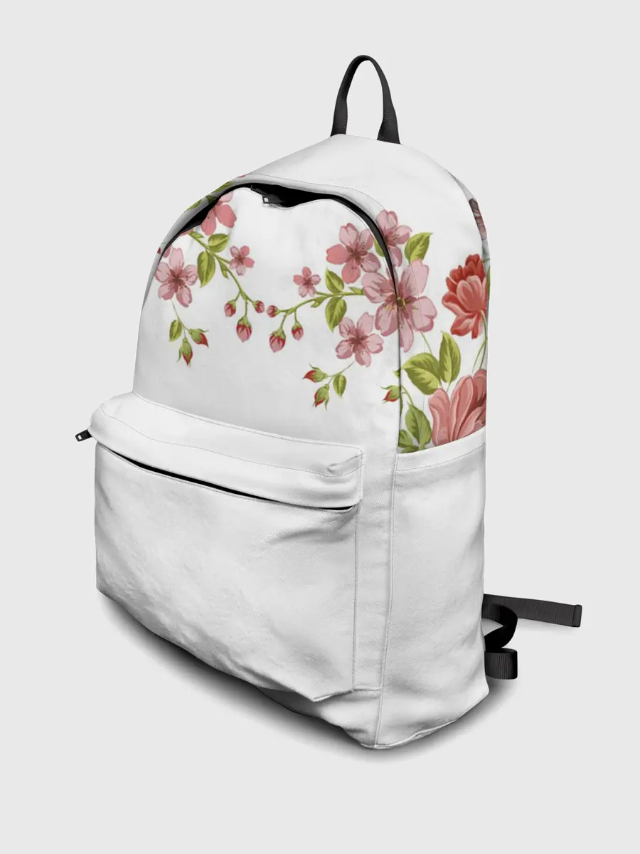 Рюкзак джинсовый / Цветы