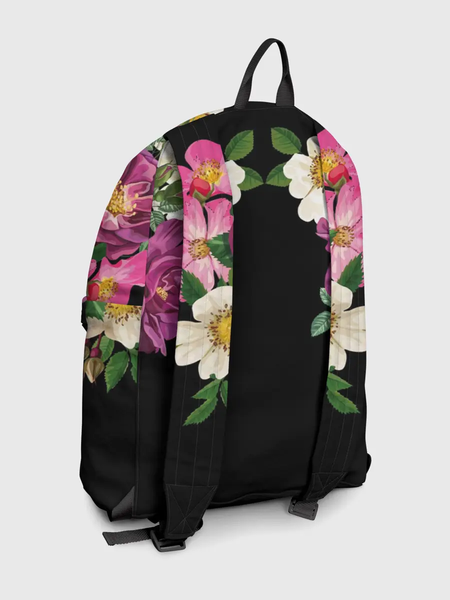 Рюкзак джинсовый / Цветы