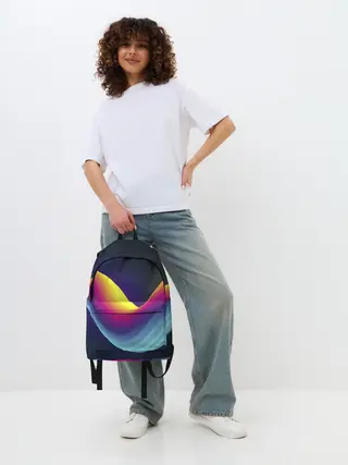 Рюкзак джинсовый / Neon wire