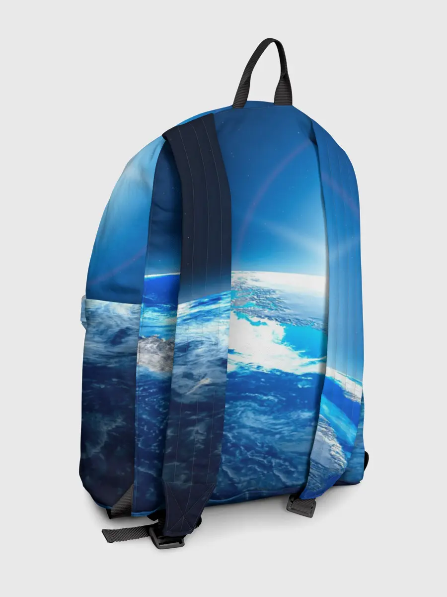 Рюкзак джинсовый / Юрий Гагарин Планета Земля